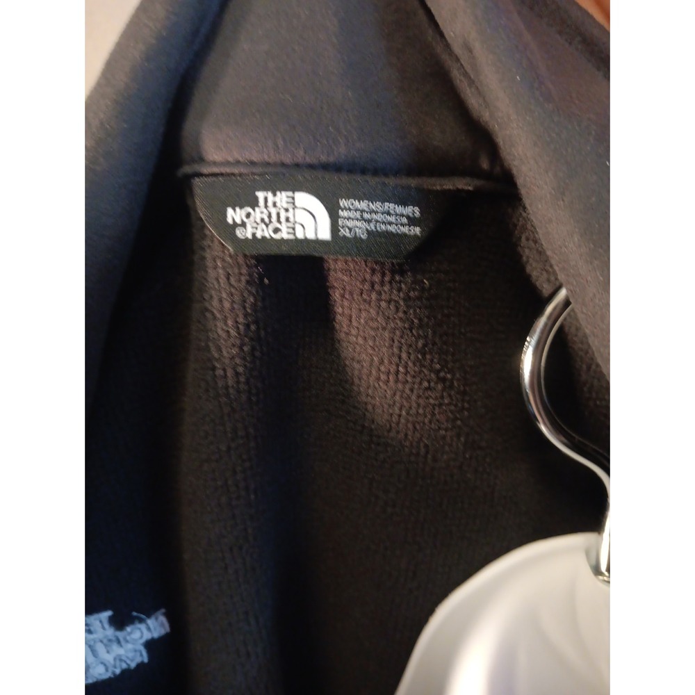 The North Face Black Full Zip Windwall Vest Womens XL Classic AWARE EMBROIDERY - Picture 10 of 12